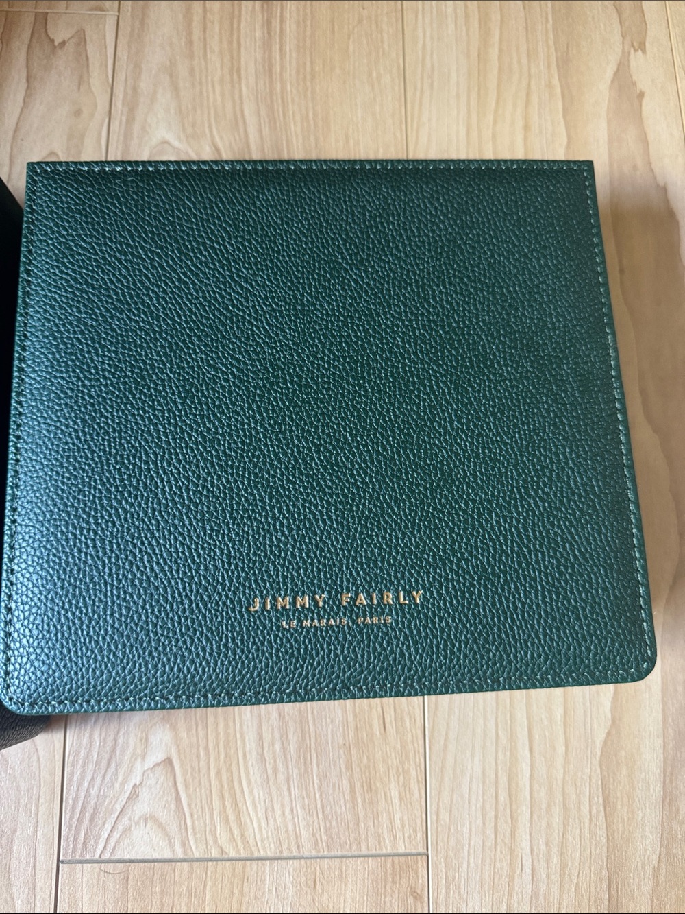 Jimmy Fairly Green Leather SUNGLASS Traveling case